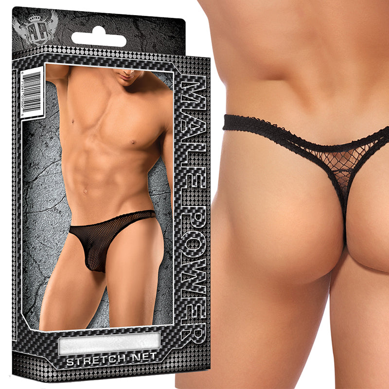 Stretch Net Bong Thong Blk SM