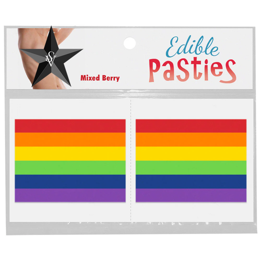 Edible Pride Flag Pasties Mixed Berry