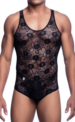 Men's Lace Bodysuit